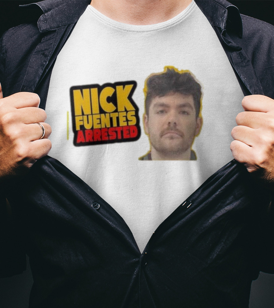 Nick Fuentes Arrested Mugshot T-Shirt