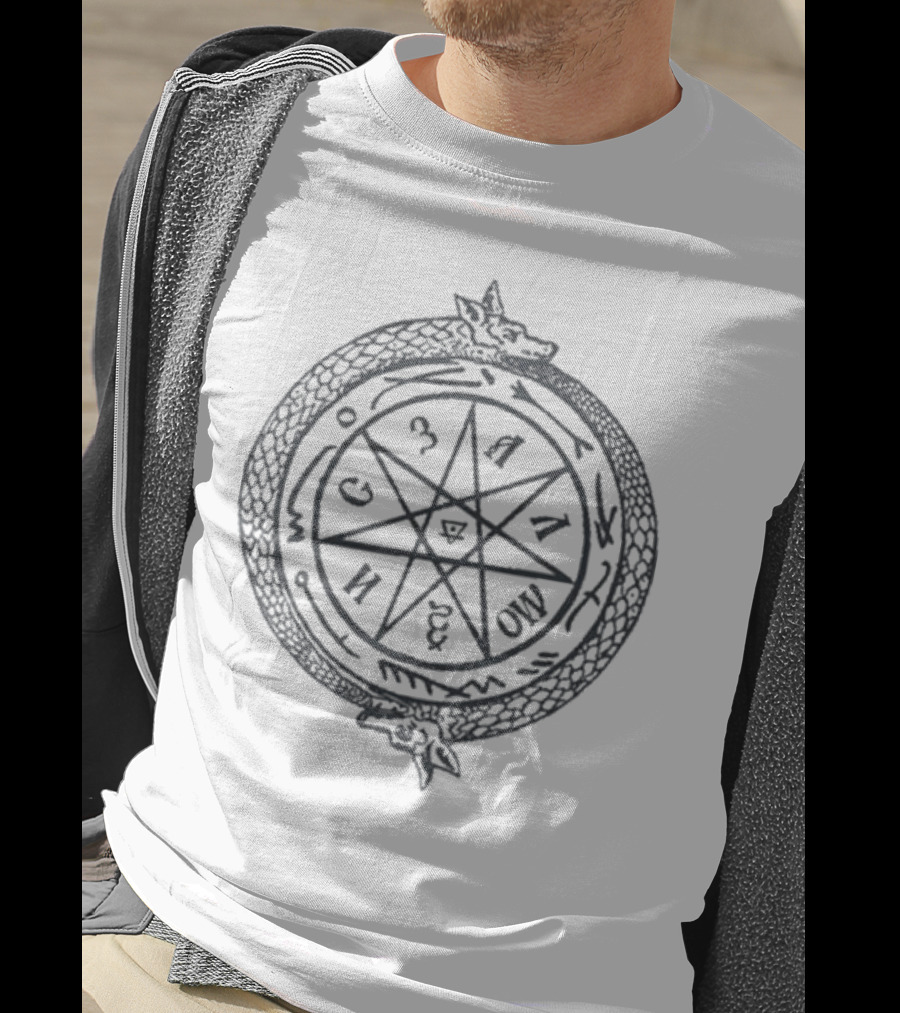 Nosferatu Orlok’s Sigil Ouroboros Pentagram Comfort Colors T-Shirt
