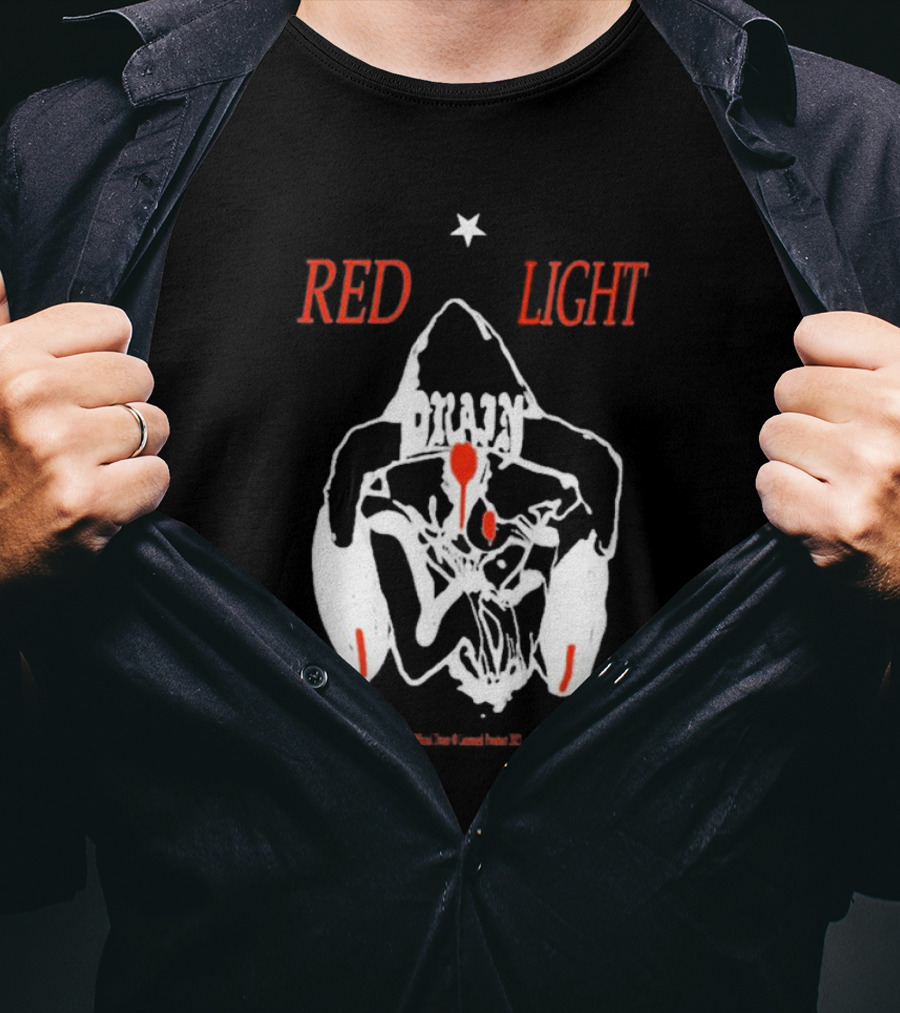 Bladee Drain Gang Red Light Miss Them Crowns Frieza 333 T-Shirt