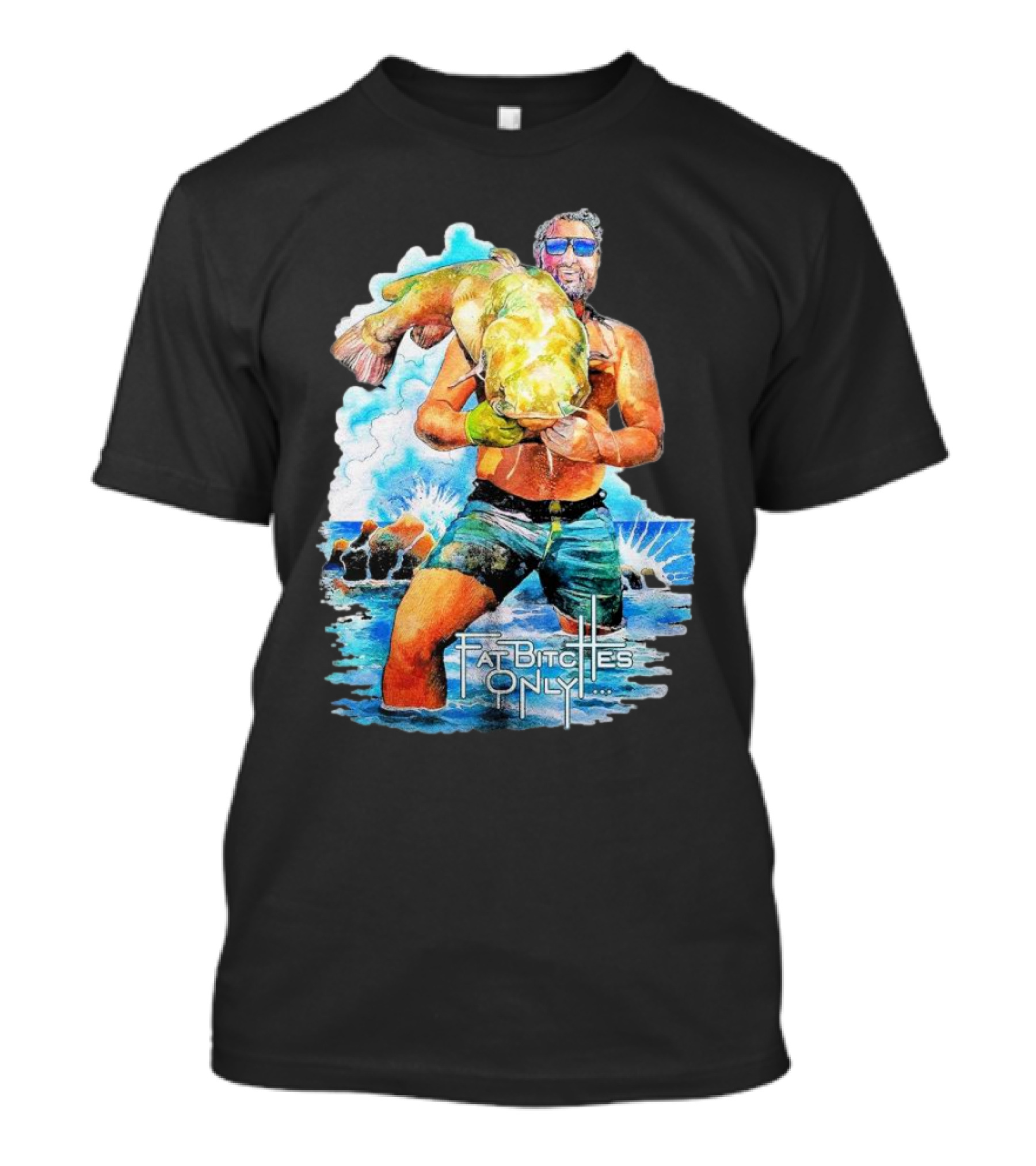 Koe Wetzel The Noodler Fat Bitches Only Catching Big Fish T-Shirt