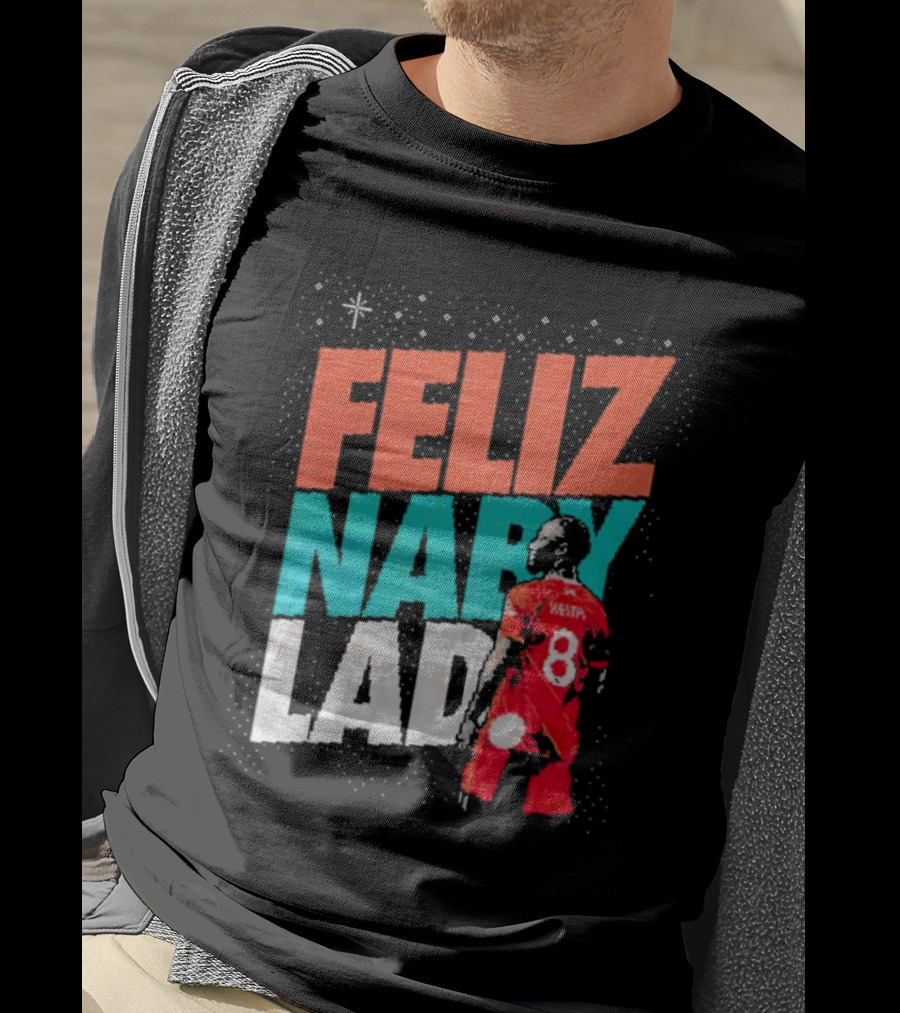 Feliz Naby Lad Liverpool FC Naby Keita Christmas Soccer T-Shirt