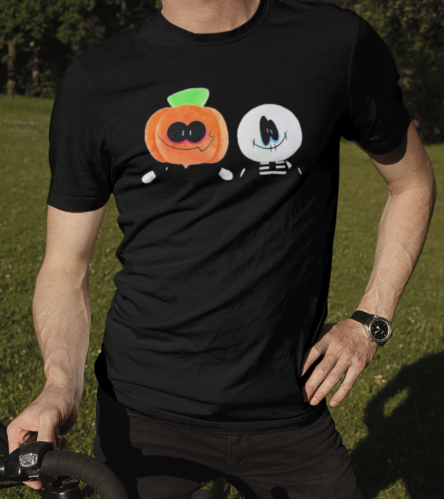 Sr Pelo Skid And Pump Spooky Month T-Shirt