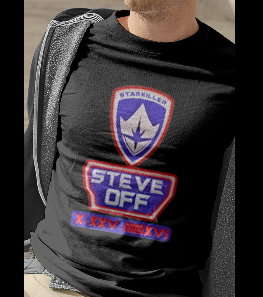 Starkiller Steve Off Shield X.XXV.MMXVI T-Shirt