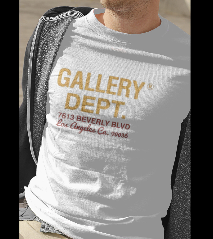 GALLERY DEPT 7613 BEVERLY BLVD Los Angeles Co. 90036 T-Shirt