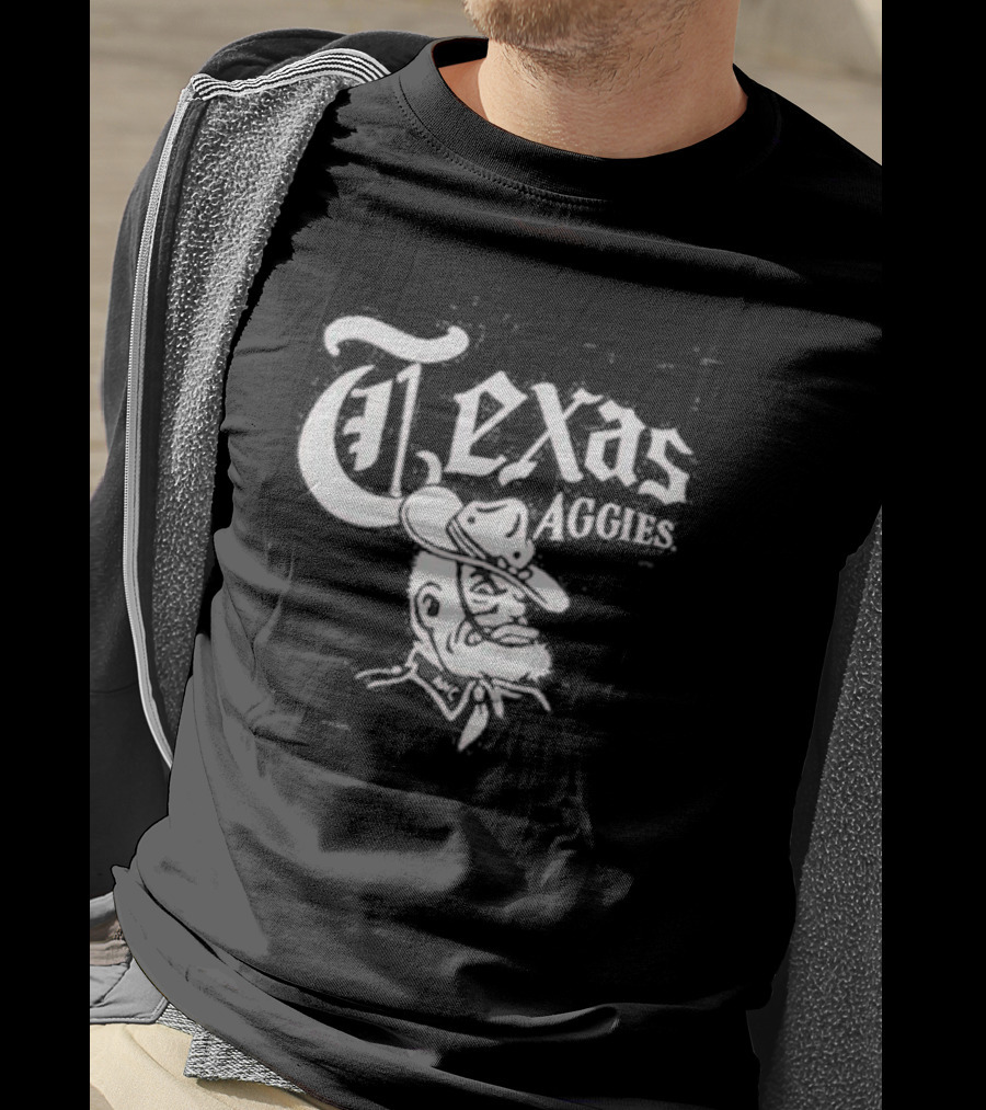Texas Aggies Retro Cowboy Mascot T-Shirt
