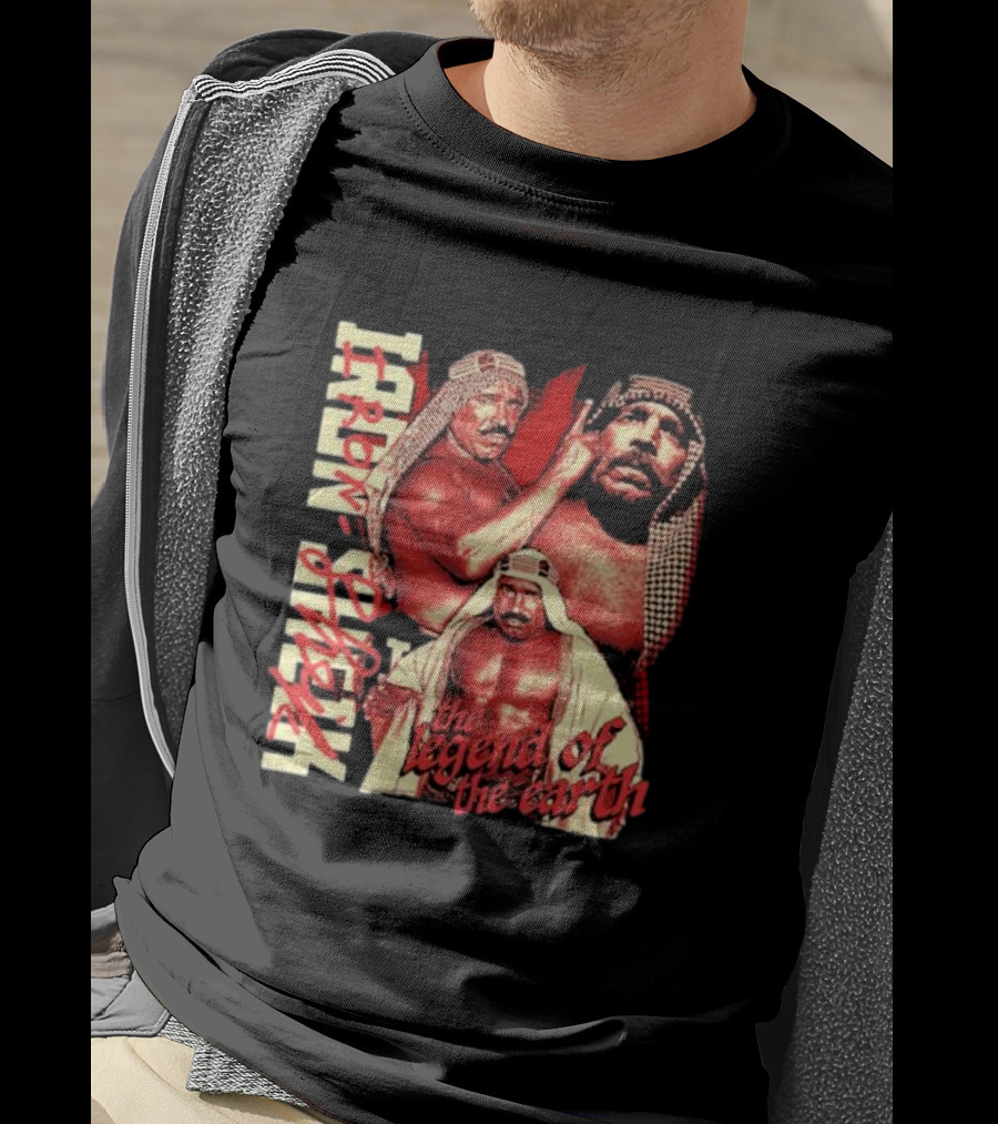 Iron Sheik The Legend Of The Earth Wrestling T-Shirt