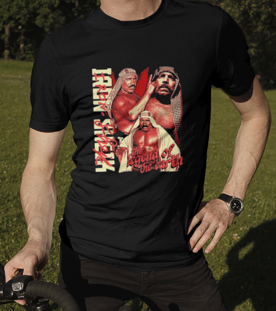 Iron Sheik The Legend Of The Earth Wrestling T-Shirt