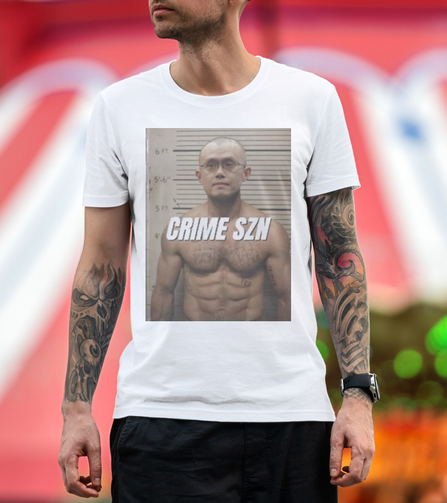 Superbasedd Crime Szn Mugshot T-Shirt