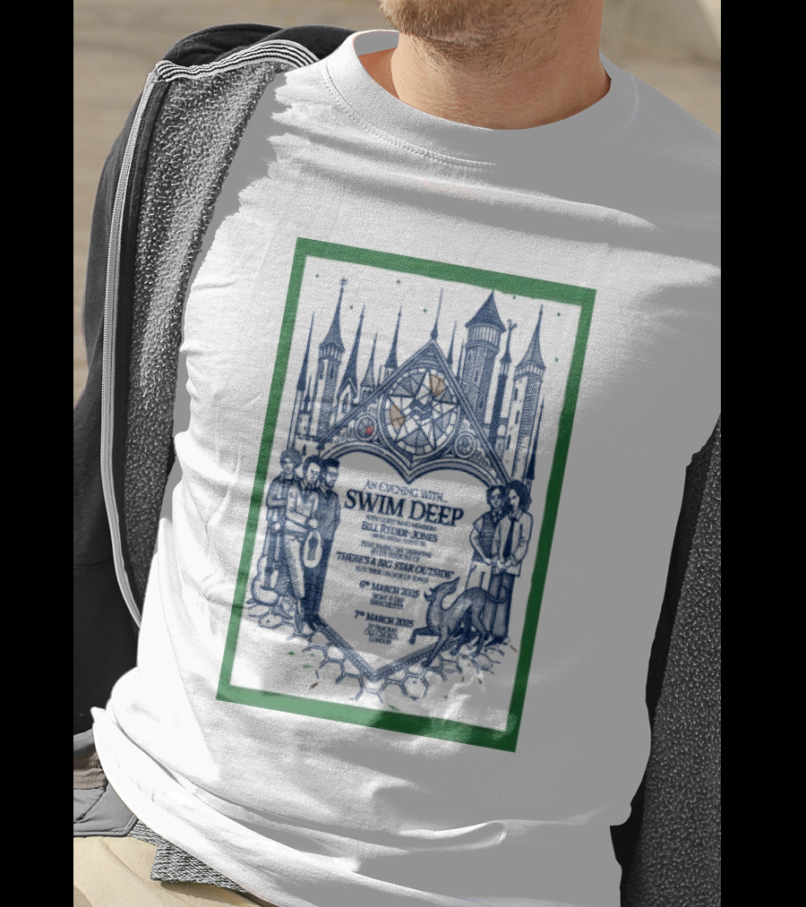 An Evening With Swim Deep Bill Ryder-Jones St Pancras Old Church London 7 March 2025 T-Shirt