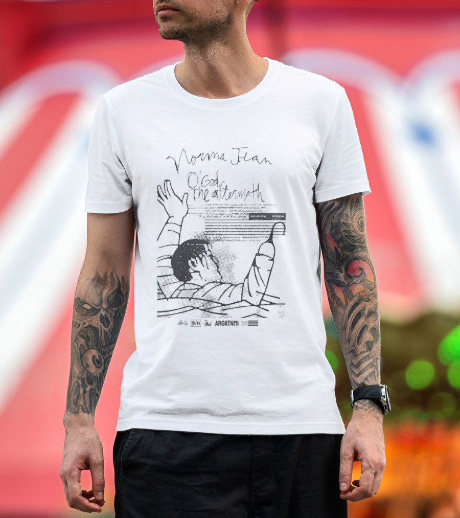 Norma Jean O'God The Aftermath Argatnmi Album Artwork T-Shirt