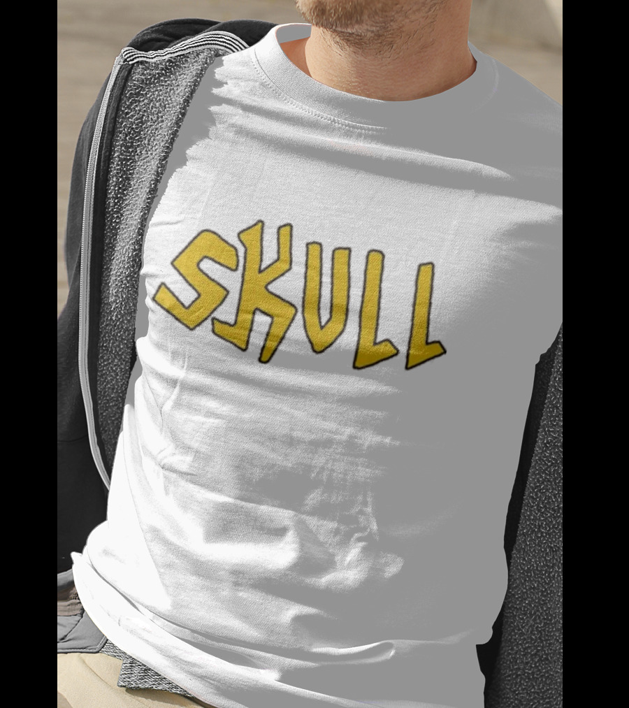 Saturday Night Live Butthead Skull Text T-Shirt