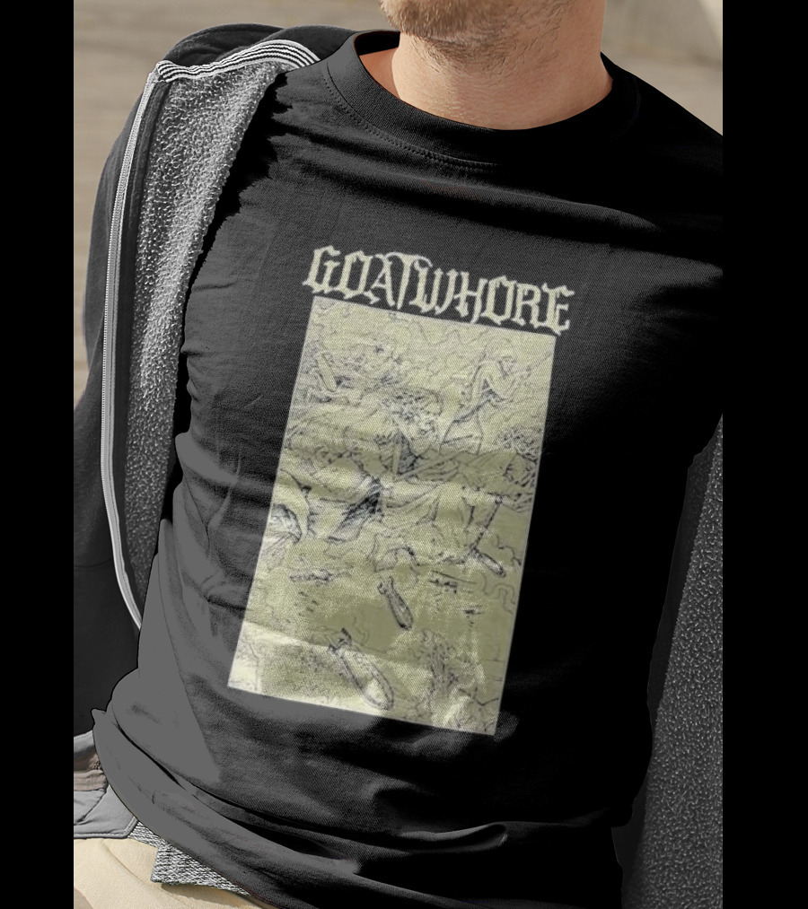 Goatwhore Band Illustration With Mythical Figures And Creatures T-Shirt