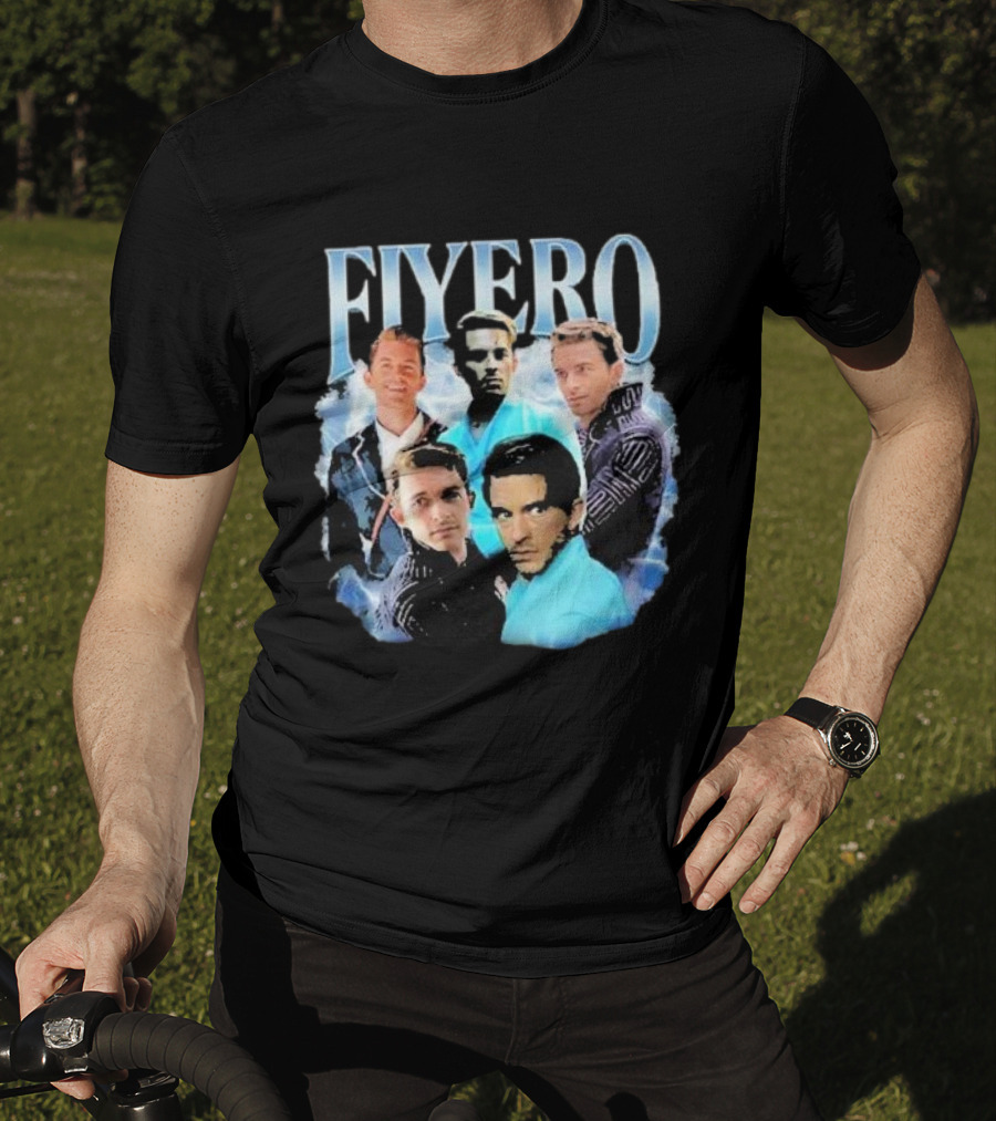 Jonathan Bailey Fiyero Wicked Fans Collage T-Shirt