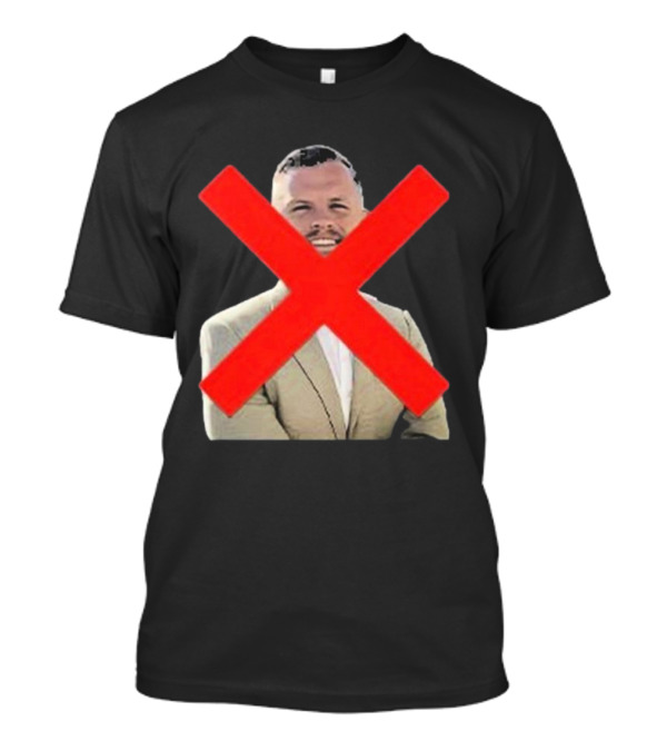 Eliot Shorr-parks Click Bait King Red Crossed Image T-Shirt