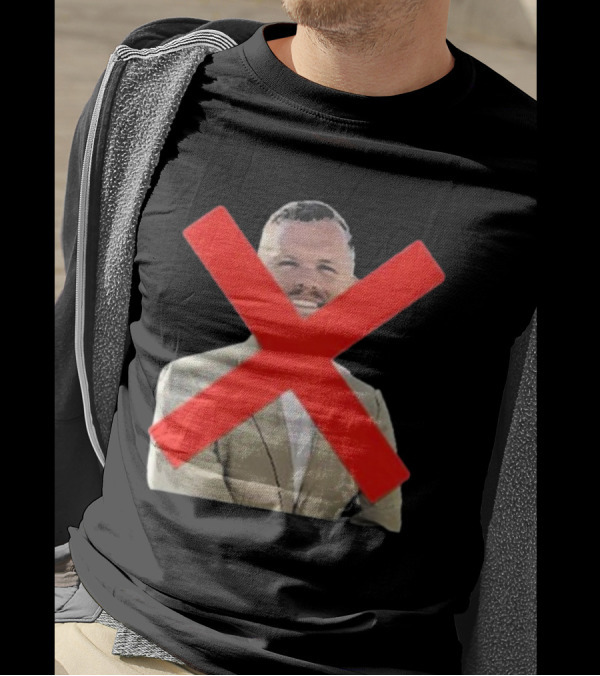 Eliot Shorr-parks Click Bait King Red Crossed Image T-Shirt