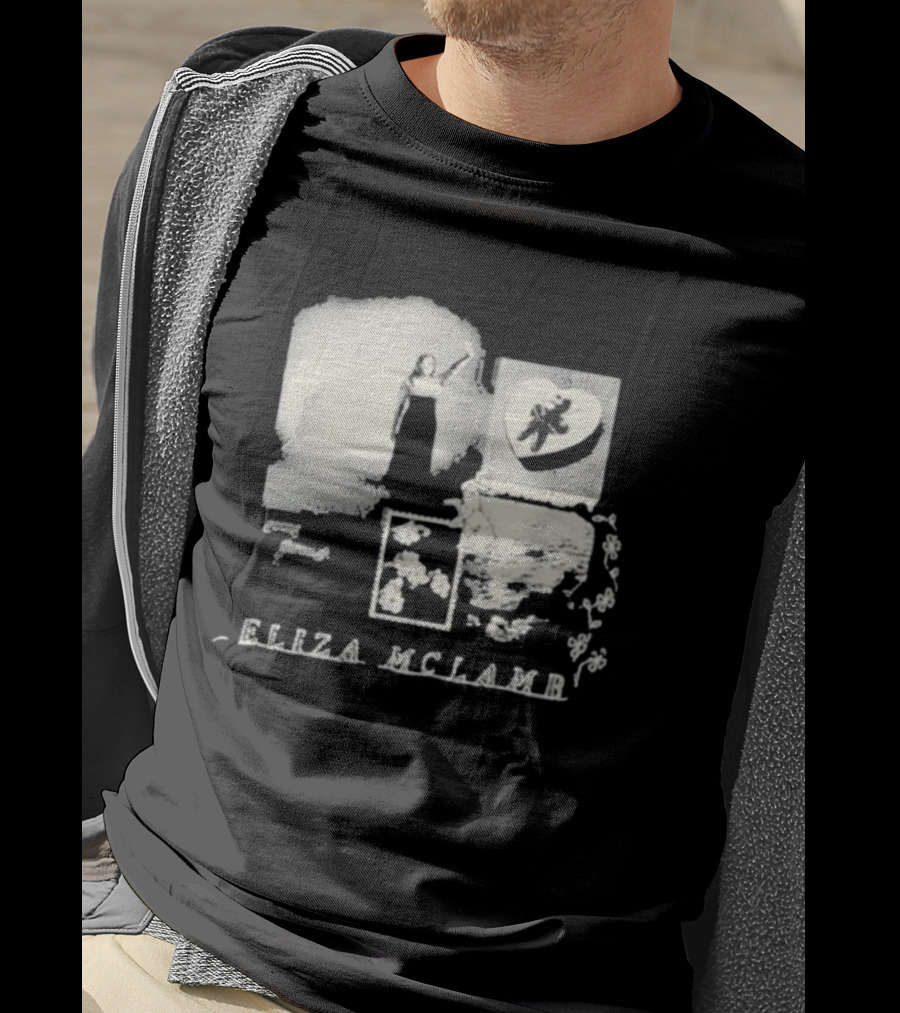 Eliza Mclamb Going Through It Vintage Heart And Floral Aesthetic T-Shirt