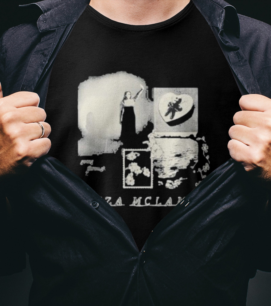 Eliza Mclamb Going Through It Vintage Heart And Floral Aesthetic T-Shirt