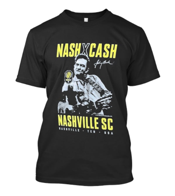 Nash X Cash Nashville SC Johnny Cash Nashville TEN USA T-Shirt