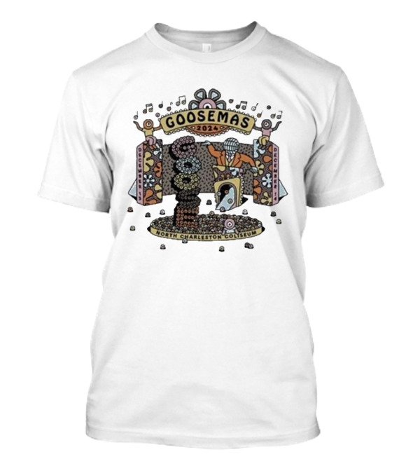 Goosemas 2024 North Charleston Coliseum December 13-14 Music Notes And Decor T-Shirt