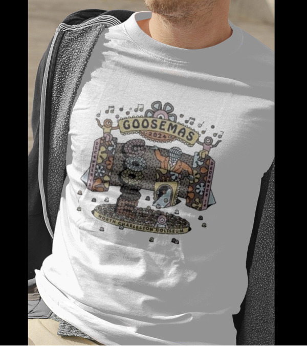 Goosemas 2024 North Charleston Coliseum December 13-14 Music Notes And Decor T-Shirt