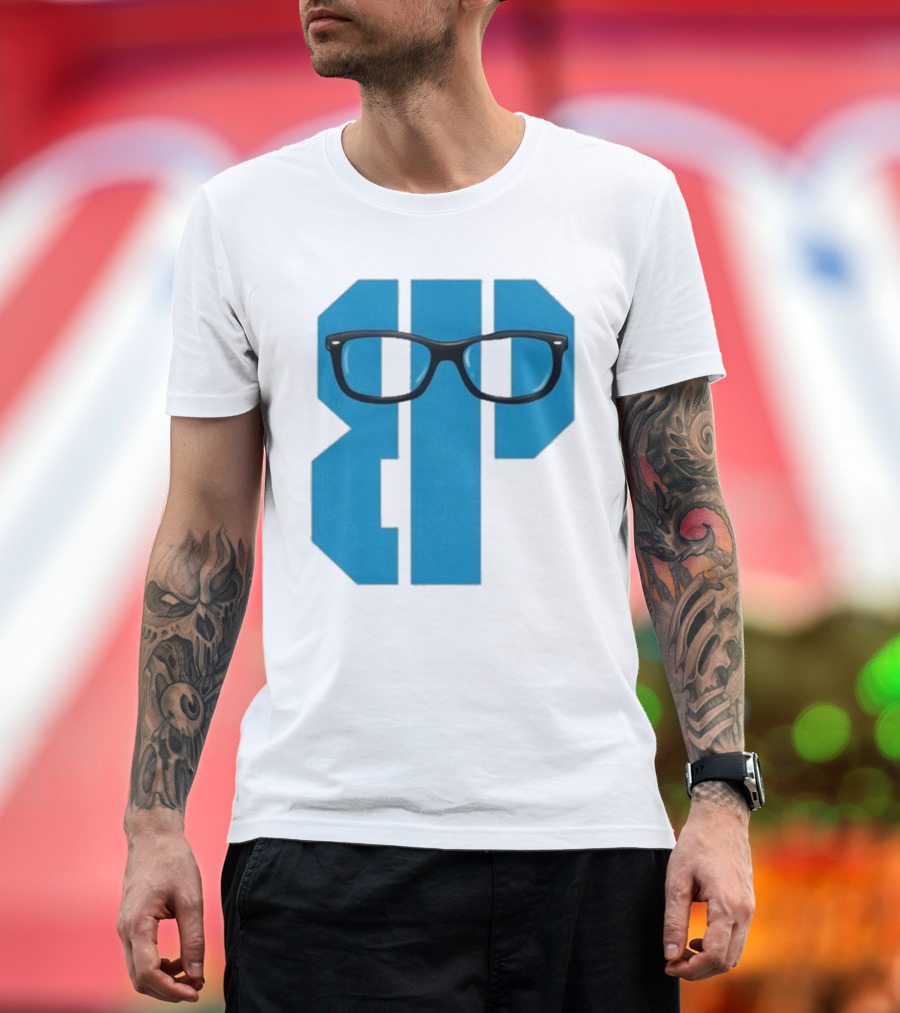 Projects x Weezer Framed Blue Block with Glasses T-Shirt