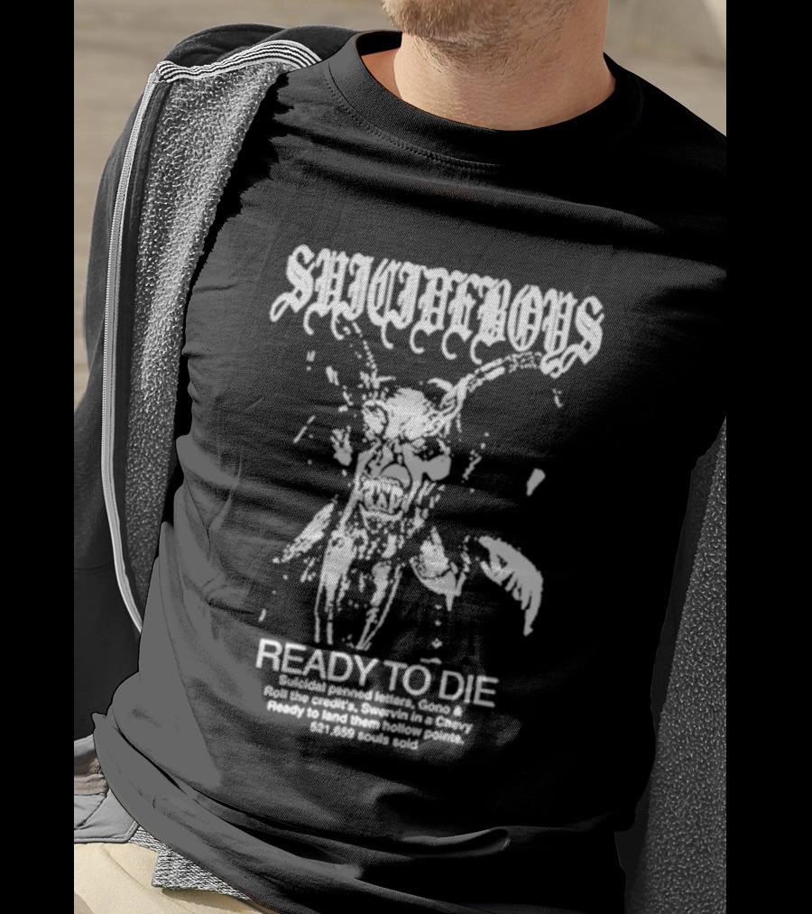 SUICIDEBOYS READY TO DIE Suicidal Penned Letters $21,659 Souls Sold T-Shirt