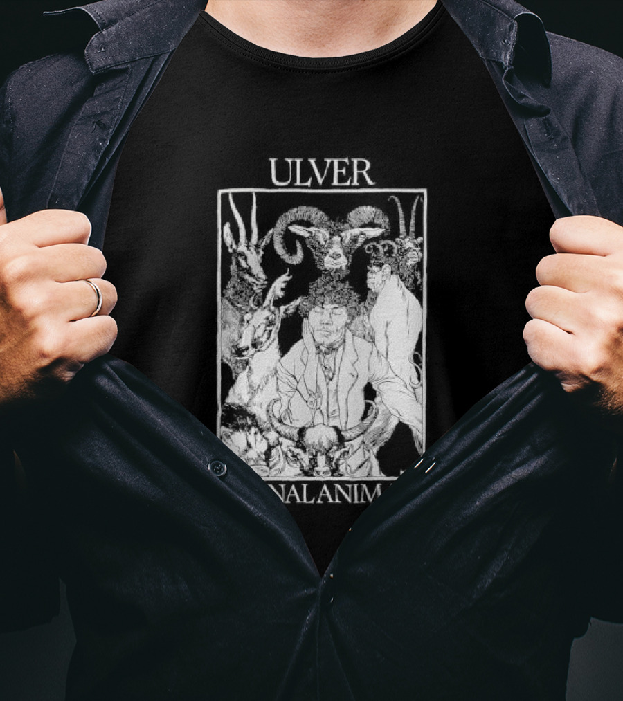 Ulver Liminal Animals Intricate Illustration Mystical Creatures T-Shirt