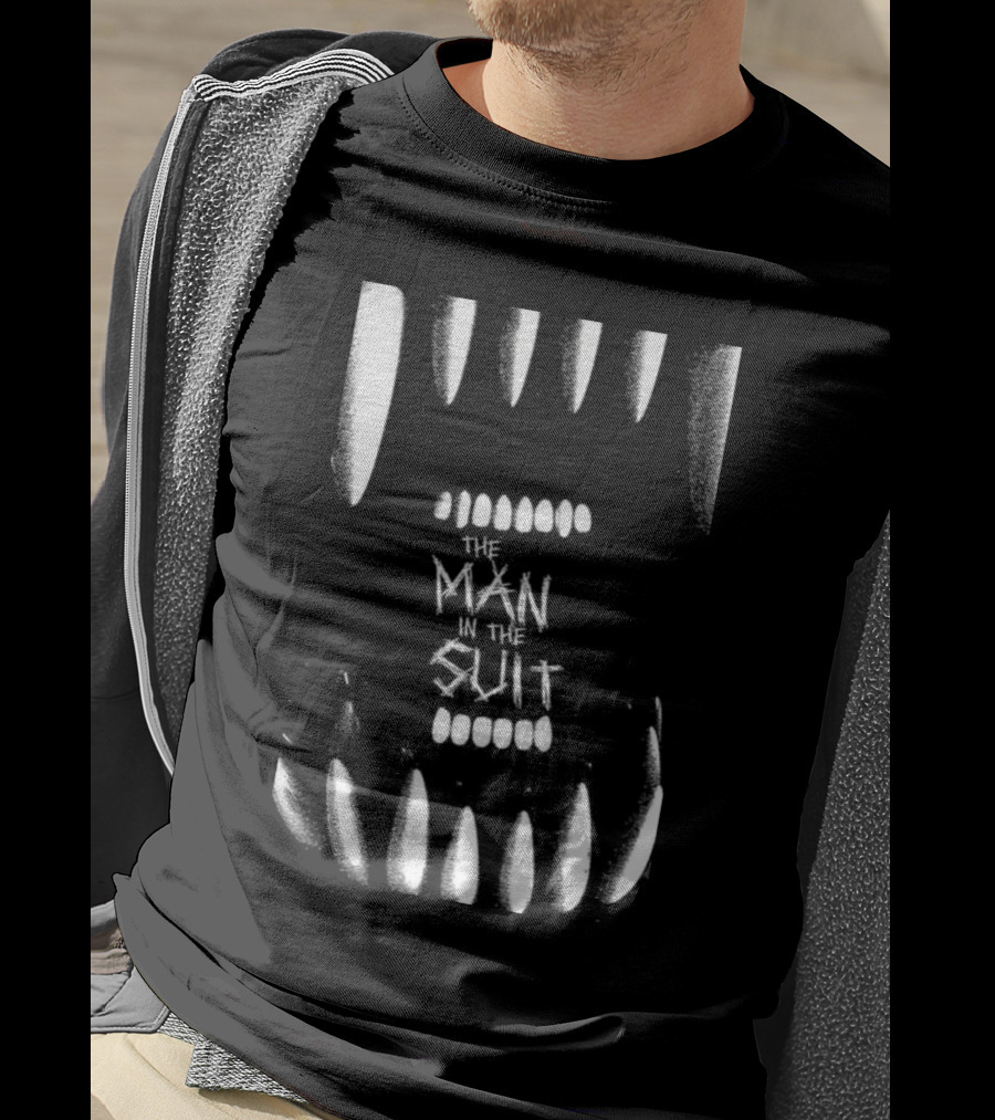 The Man In The Suit Within Monstrous Jaws T-Shirt