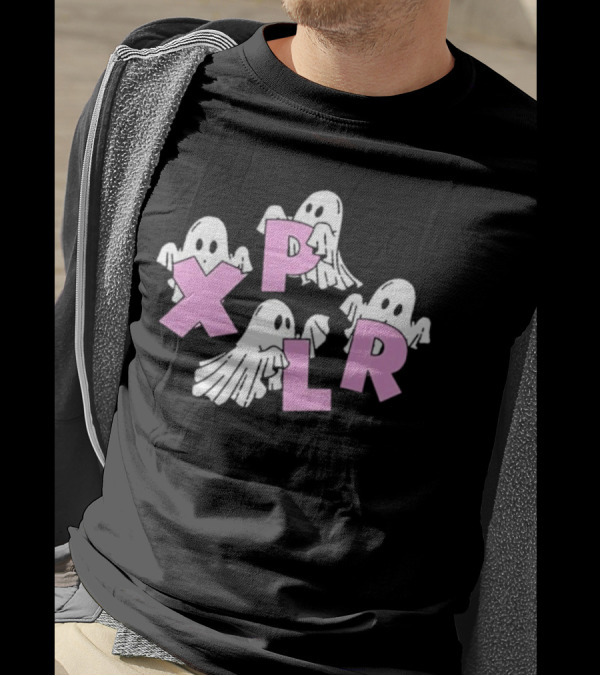 Xplr Ghosts With Pink Letters T-Shirt