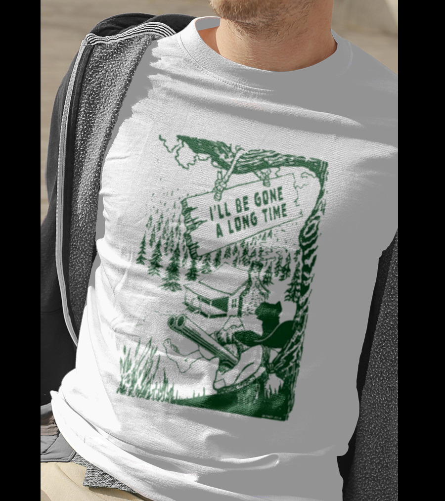 Billy Strings I'll Be Gone A Long Time Cabin Forest Scene T-Shirt