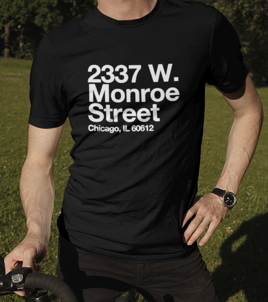 2337 W Monroe Street Chicago IL 60612 Black Panther Party Fred Hampton House T-Shirt