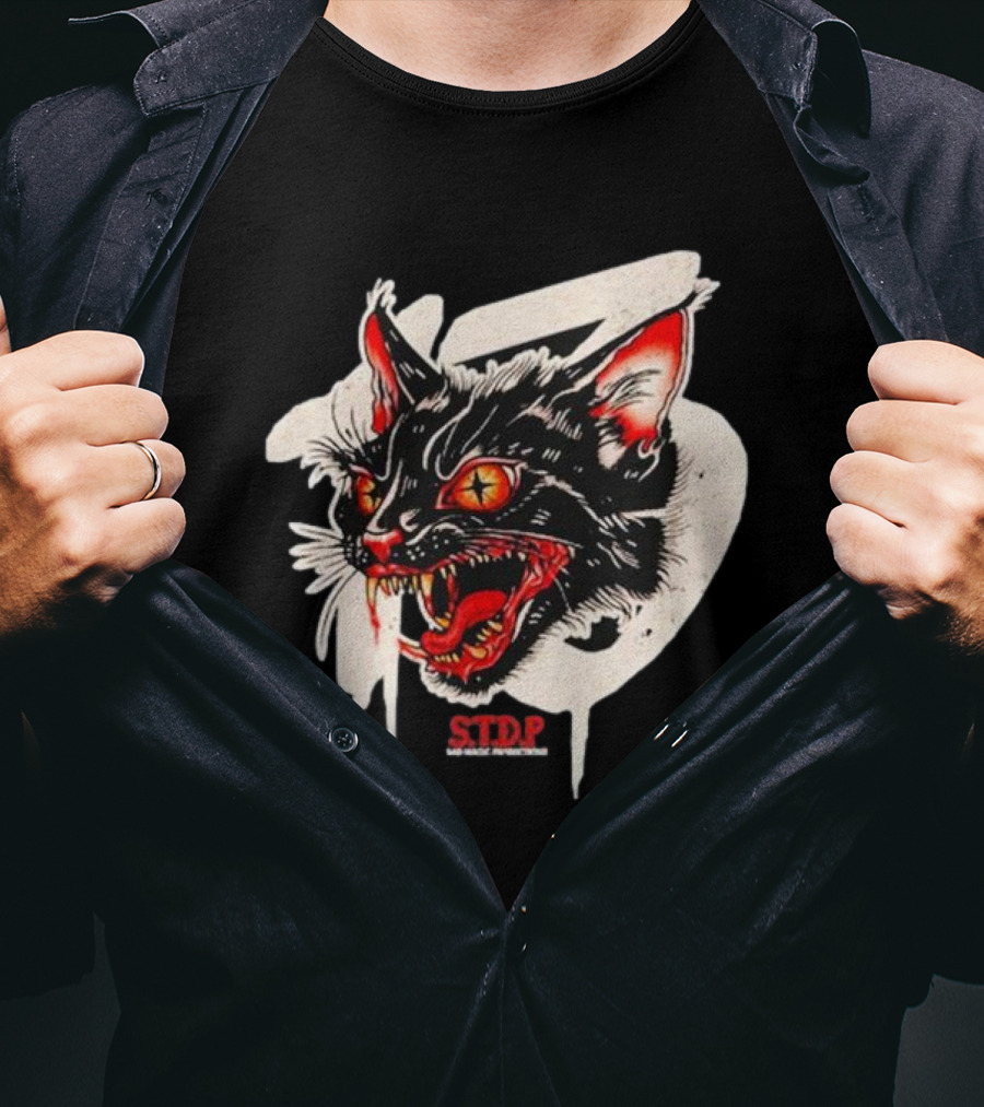 STDP Bad Magic Friday 13 Black Cat T-Shirt
