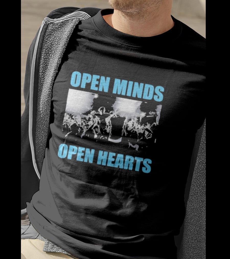 Open Minds Open Hearts Concert Crowd Bane T-Shirt