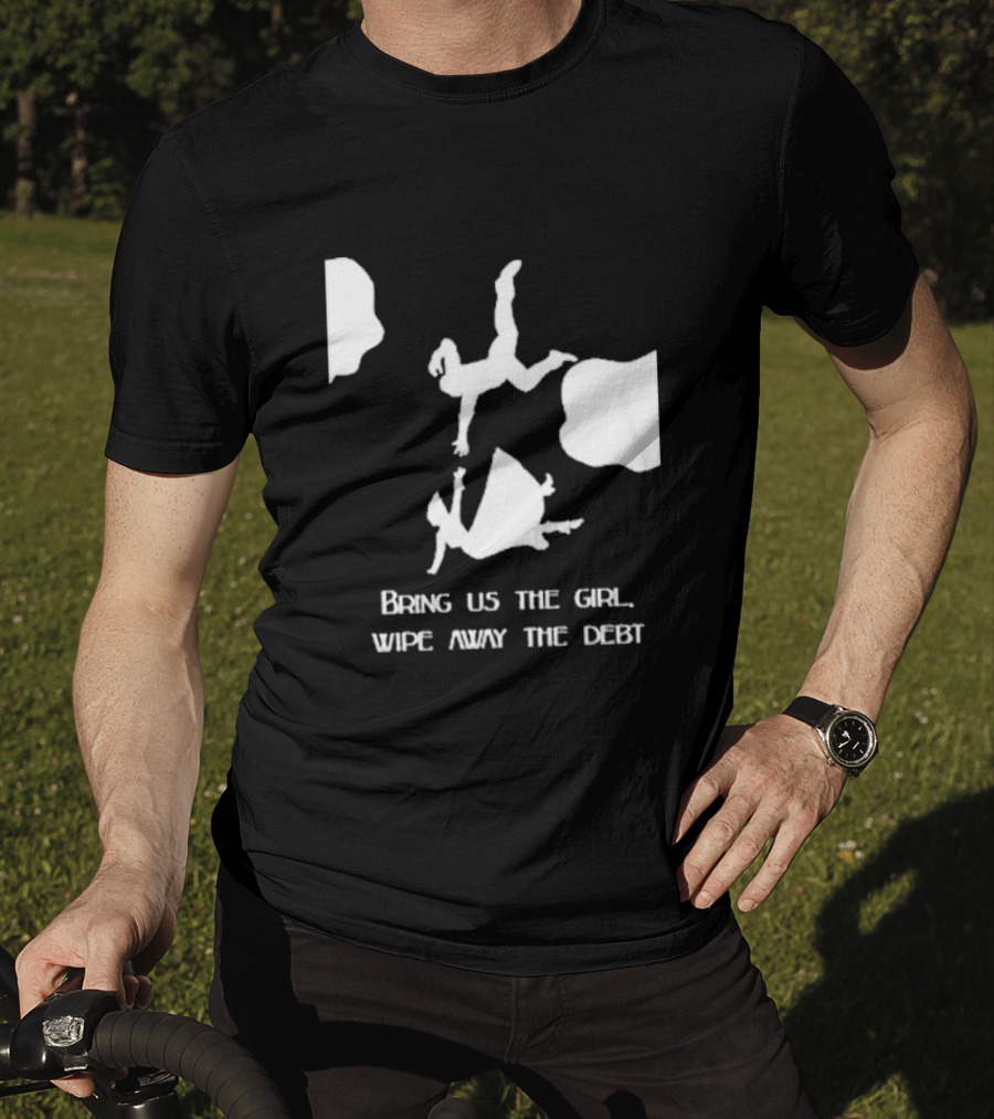 Bioshock Infinite Bring Us The Girl Wipe Away The Debt Falling T-Shirt