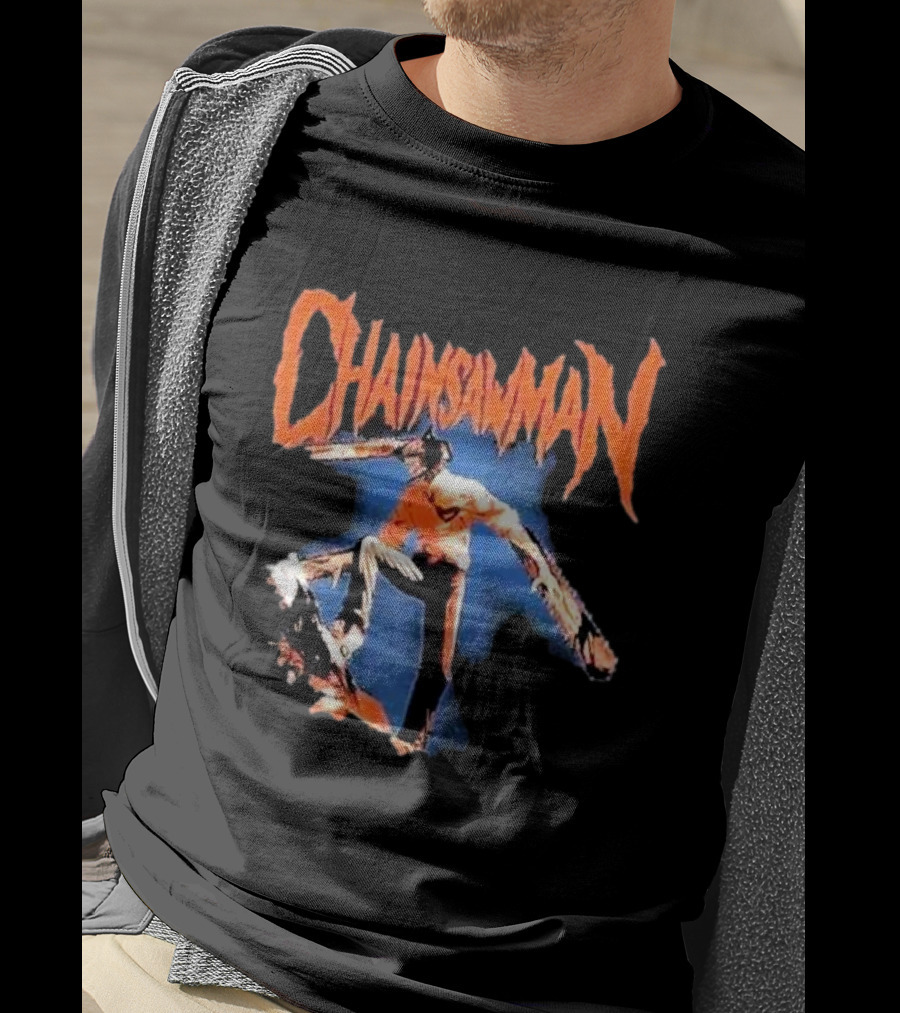 Chainsaw Man Denji Chains Metal T-Shirt