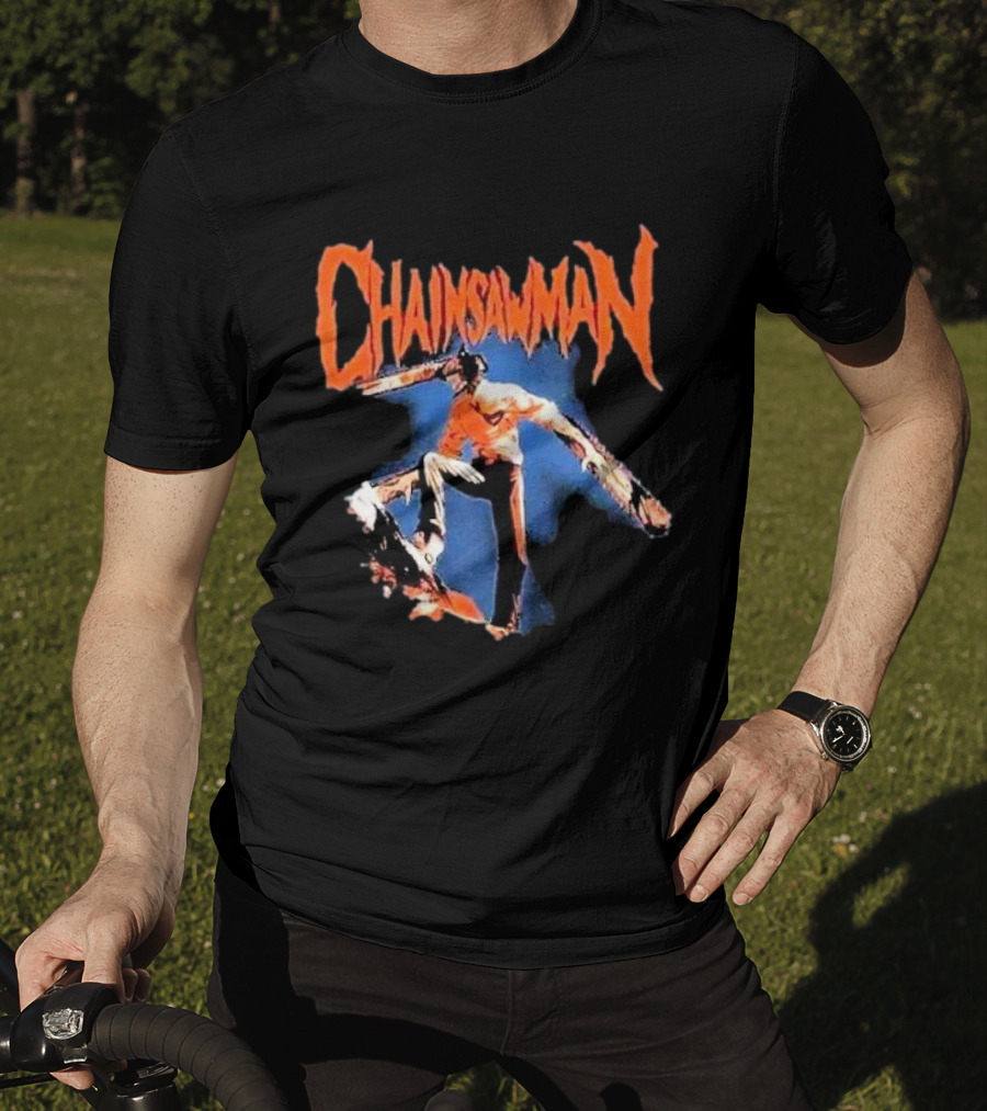 Chainsaw Man Denji Chains Metal T-Shirt