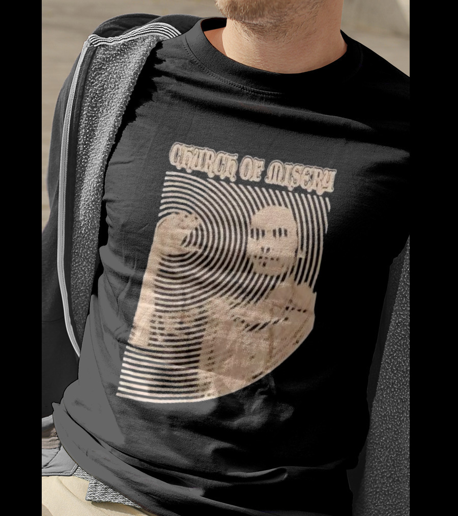 Church Of Misery Ted Bundy Optical Illusion T-Shirt