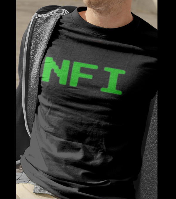 Ewanmitchellitalia Warchild NFI Green Text T-Shirt