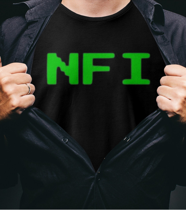 Ewanmitchellitalia Warchild NFI Green Text T-Shirt