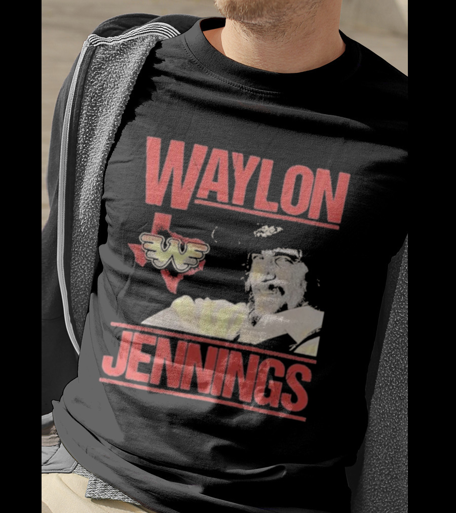 Waylon Jennings Flying W Texas T-Shirt