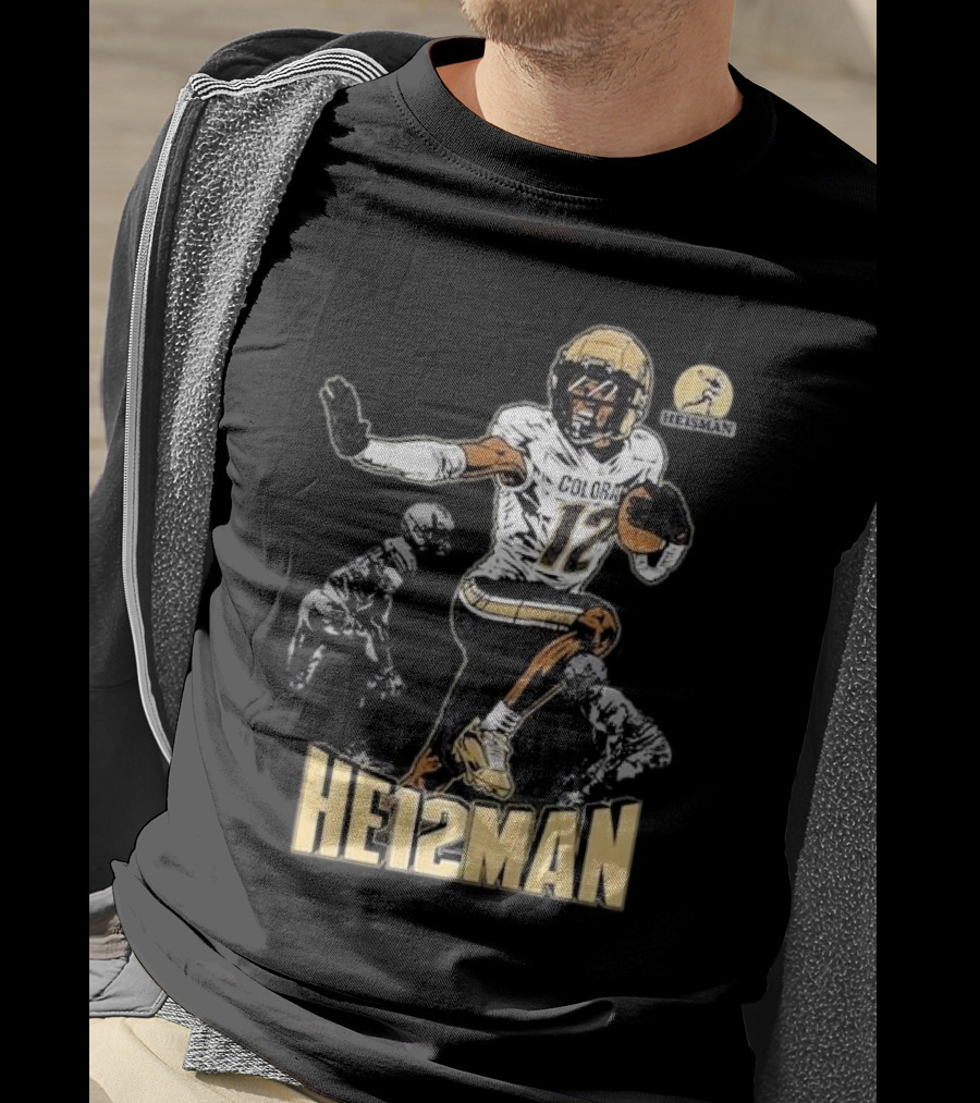 Heisman Colorado Football He12man Winner Travis Hunter T-Shirt