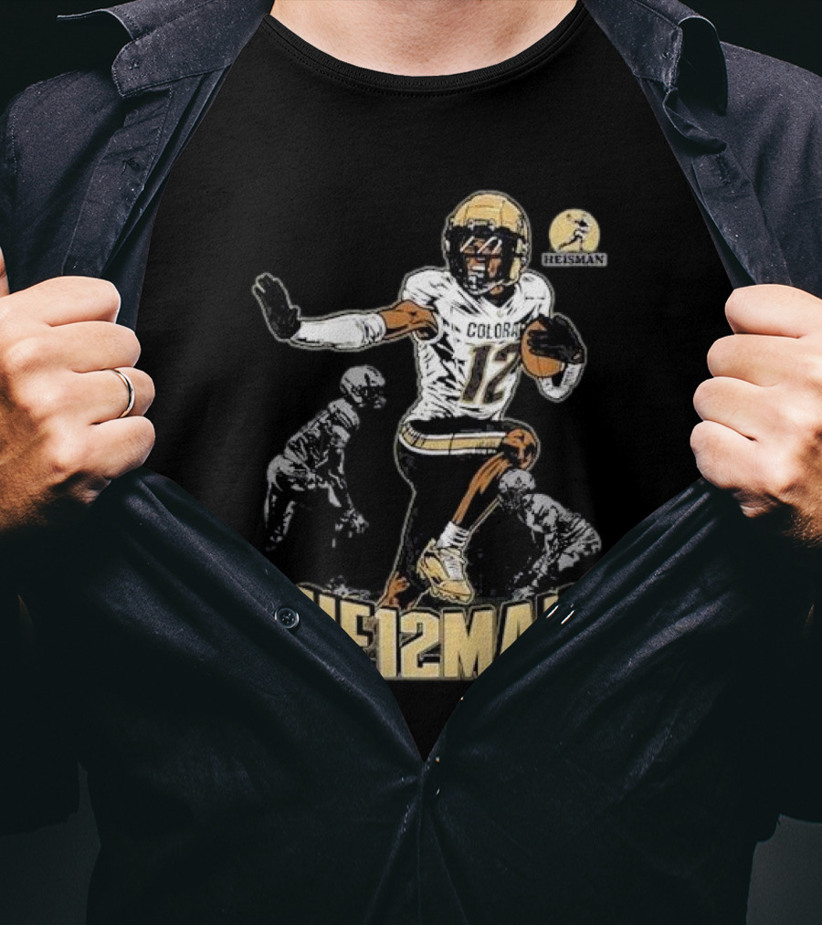 Heisman Colorado Football He12man Winner Travis Hunter T-Shirt