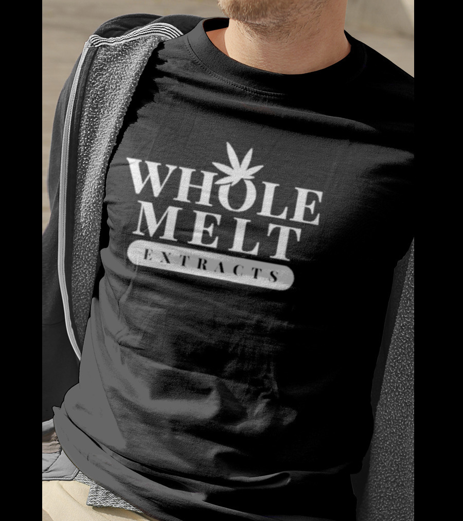 Jesse Jones Whole Melt Extracts Cannabis Leaf T-Shirt
