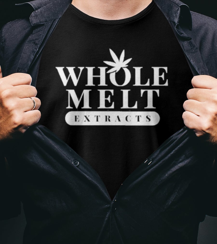 Jesse Jones Whole Melt Extracts Cannabis Leaf T-Shirt