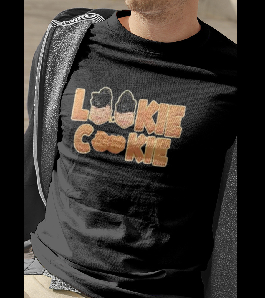 Turnuptwinstv X Lookie Cookie Faces And Text Fun T-Shirt