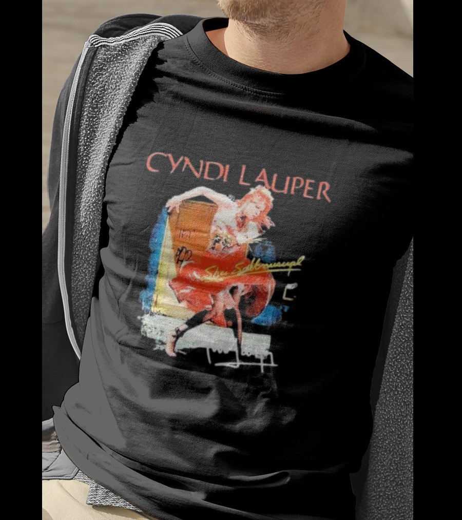 Cyndi Lauper She's So Unusual Retro Album T-Shirt
