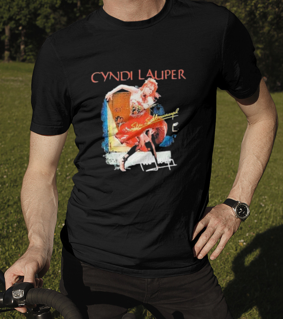Cyndi Lauper She's So Unusual Retro Album T-Shirt