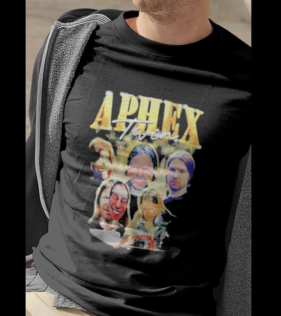 Aphex Twin Warp Music Iconic Faces Collection T-Shirt