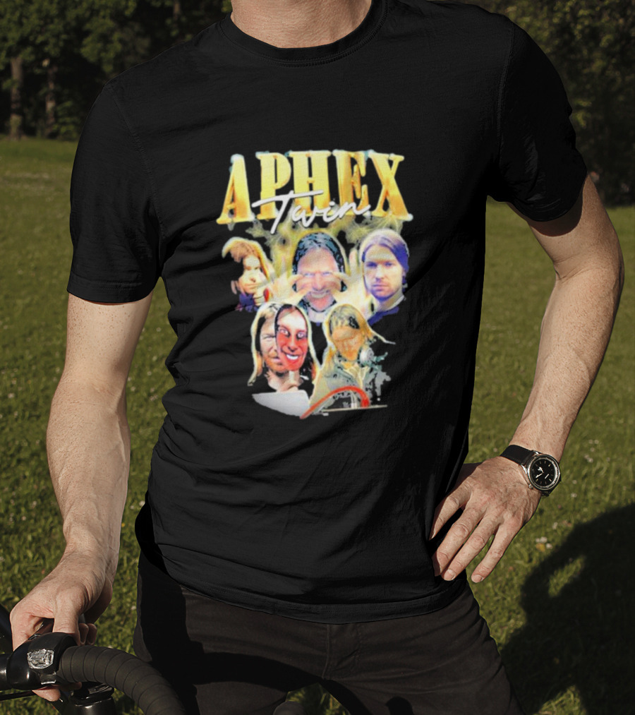 Aphex Twin Warp Music Iconic Faces Collection T-Shirt
