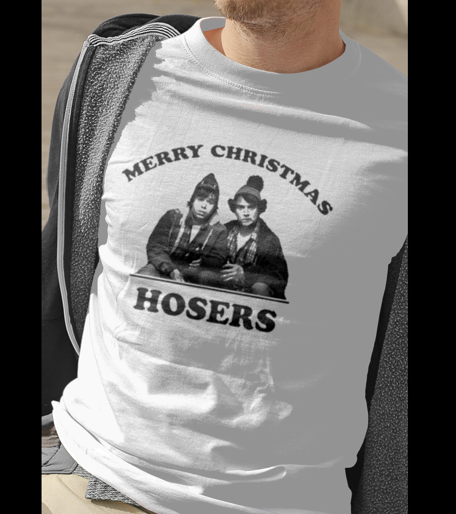Merry Christmas Hosers Craig Baird Duo Holiday Iconic Reference T-Shirt
